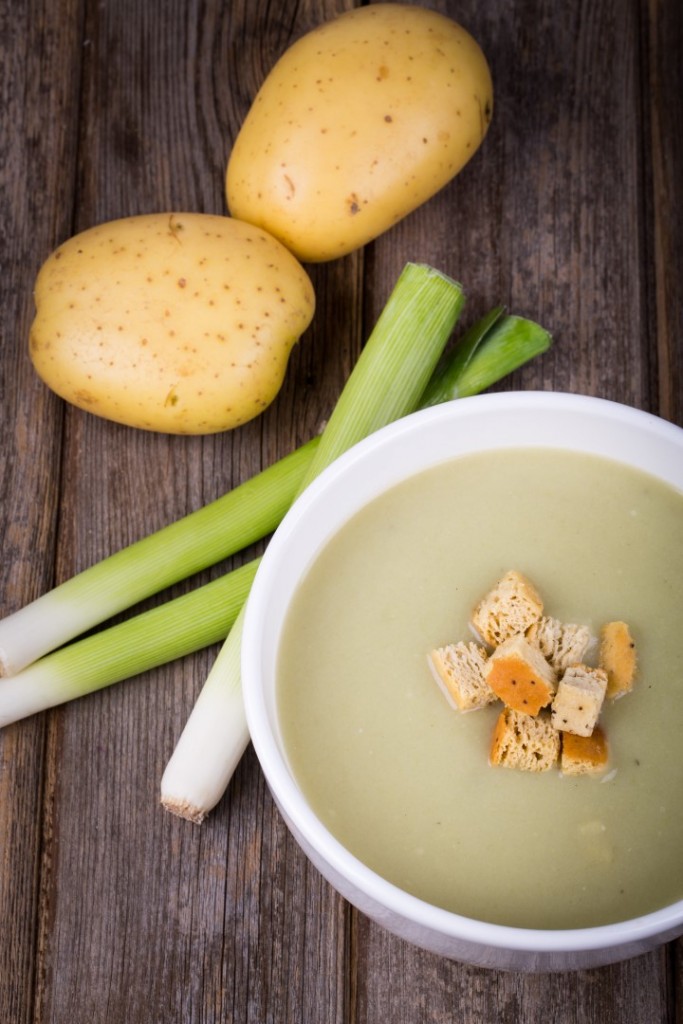 Potage Velout Poireaux Pommes De Terre Laiterie Des Trois Vall Es